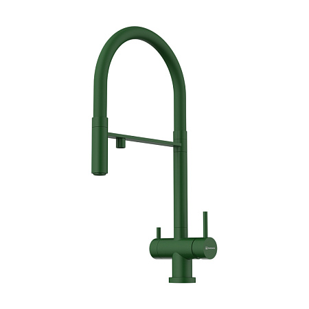 Смеситель Omoikiri Kanto-RG 4994426 для кухонной мойки, royal green