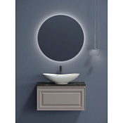 Мебель для ванной со столешницей Sancos Very 80 VR80SM+TT80A1X Doha Soft/Black Sky