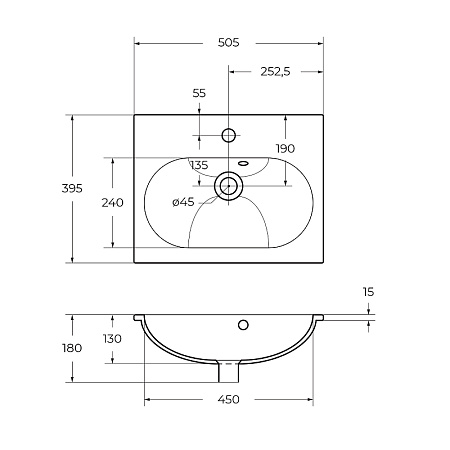 Мебель для ванной BelBagno Etna ETNA-500-1A-SO-RW-P-R 50 Rovere Moro
