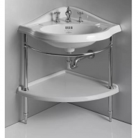 Консоль напольная с раковиной Simas Arcade 1011cr с 3 отверстиями под смесительхром
