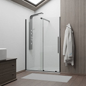 Душевая дверь RGW Tornado TO-18B 41071814-14 140x195 прозрачное/черный