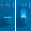 Унитаз подвесной Duravit ME by Starck 2510092000 с сиденьем SensoWash Starck f Plus 612000012000320 - фото 4
