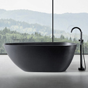 Ванна из искусственного камня ABBER Dortmund AM9911B 170x75 черный