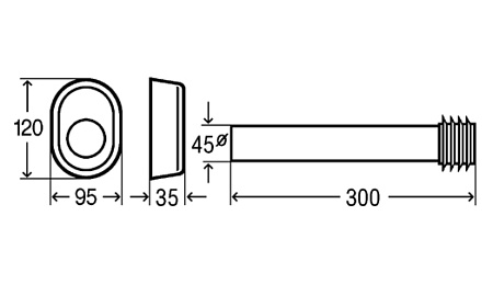 Впускной патрубок для унитаза Viega 495169