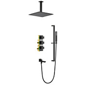 Душевой комплект Timo Selene SX-2239/03SM черный матовый