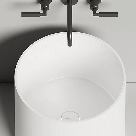 Раковина Salini Armonia 04 130118G 46 белый глянцевый