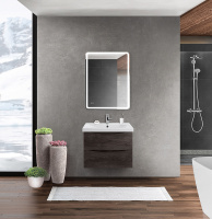 Мебель для ванной BelBagno Marino-Cer MARINO-CER-700-2C-SO-RNG-P 70 rovere nature grigio  