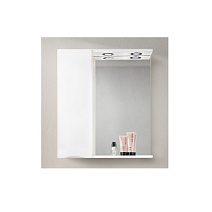 Шкаф-зеркало BelBagno Marino MARINO-SPC-800/750-1A-BL-P-L 80 bianco lucido