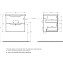 Тумба с раковиной BelBagno Marino MARINO-600-2C-SO-RG-P 60 rovere grigio - фото 10