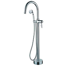 Смеситель Boheme Brillante 269-SW для ванны с душем, напольный, хром/Swarovski