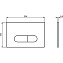 Кнопка смыва Ideal Standard Oleas M1 R0117AA хром - фото 4
