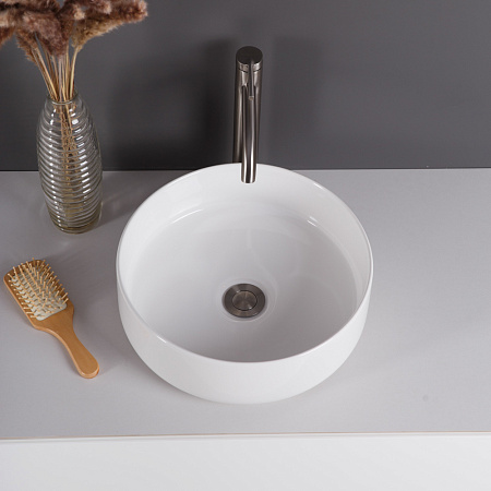 Раковина накладная BelBagno BB1357 37.5x37.5x12 белый