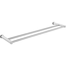 Полотенцедержатель Cisal System XI090101D1 60 двойной, нержавеющая сталь Полотенцедержатель Cisal System XI090101D1 60 двойной, нержавеющая сталь