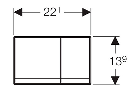 Кнопка смыва Geberit Sigma 60 115.792.GH.1 хром