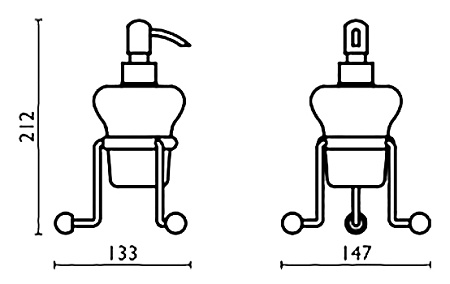 Дозатор Bagno & Associati Opera OP72951 CR