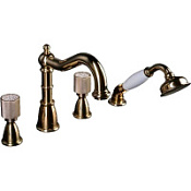 Смеситель Boheme Royal 395-Royal на борт ванны, золото