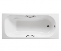 Ванна чугунная Roca Malibu 2315G000R 150х75 см с п/скользящим покрытием и отверстиями для ручек