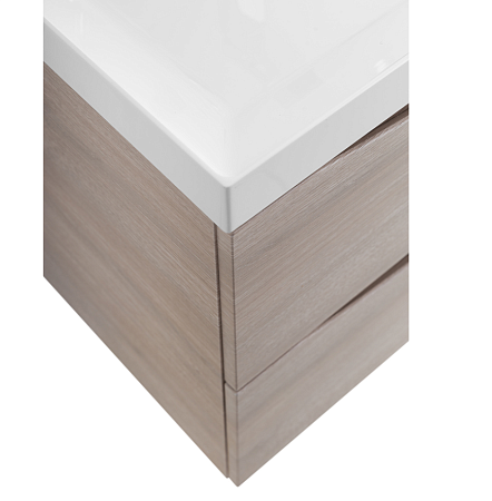 Тумба с раковиной BelBagno Marino MARINO-600-2C-SO-RG-P 60 rovere grigio