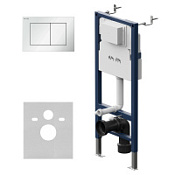 Инсталляция для унитаза AM.PM PrimeFit I012709.0201 с кнопкой смыва PrimeFit S белый глянцевый