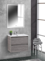 Мебель для ванной BelBagno Kraft KRAFT 39-600/390-2C-SO-CG 60 Cemento Grigio