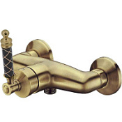 Смеситель Boheme Vogue 204-MR-B  для душа, бронза/черный Murano