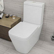 Унитаз-компакт beWash Kraft BKBWR005635 с системой микролифт, белый глянцевый