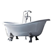Акриловая ванна Gruppo Treesse Epoca V5071/cromo 170х80 хром/белый Акриловая ванна Gruppo Treesse Epoca V5071/cromo 170х80 хром/белый