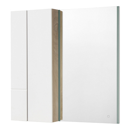 Шкаф Aquaton Мишель 1A244203MIX40 43 дуб эндгрейн/белый