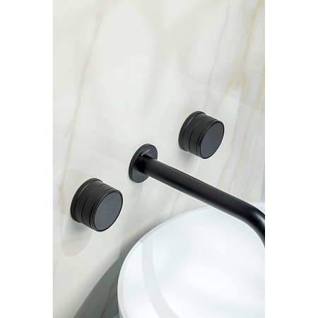 Смеситель Boheme Prestige 152-2-B-PR для раковины, черный