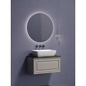 Мебель для ванной со столешницей Sancos Very 80 VR80SM+TT80A1 Doha Soft/Black Sky