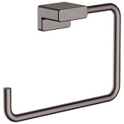 Полотенцедержатель Hansgrohe AddStoris 41754340 шлифованный черный хром