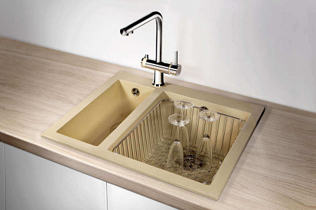 Кухонная мойка Omoikiri Bosen 59-2-WH 59х50 белый