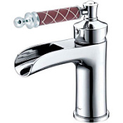 Смеситель Boheme Vogue 221-MR-CH для раковины, хром/шоколадный Murano