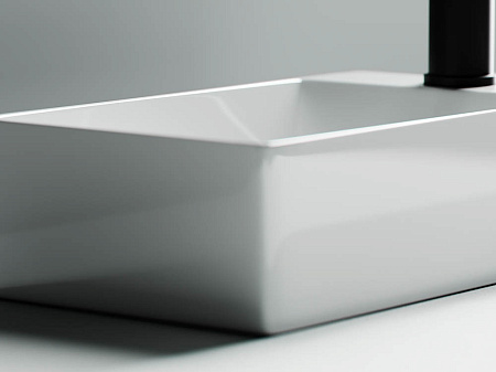 Раковина накладная Ceramicanova Element CN5007 37.5x21.5x10 белый
