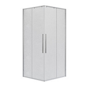 Душевой уголок Niagara Nova NG-3623-34 90x90x195 стекло шиншилла/профиль хром