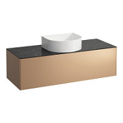 Тумба с раковиной Laufen Sonar 4.0542.1.034.141.1 120 медь/черный мрамор