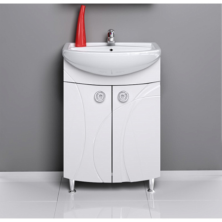 Мебель для ванной Aqwella Самба Sam.01.05 55 белая