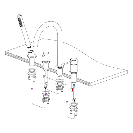 Смеситель для ванны с душем Timo Saona 2320/00Y хром