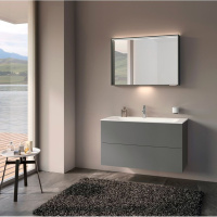 Тумба с раковиной Keuco Plan 32963290000 80 инокс матовый