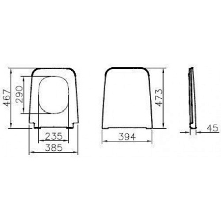 Крышка-сиденье VitrA Equal 119-003R009 микролифт, белый
