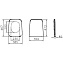 Крышка-сиденье VitrA Equal 119-003R009 микролифт, белый - фото 2