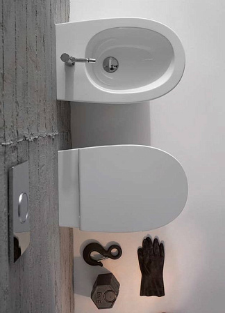 Чаша для унитаза подвесного  Globo 4all MDS03.BI белый