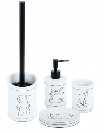 Стакан Fixsen Teddy FX-600-3 белый