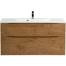 Тумба с раковиной BelBagno Marino MARINO-H60-1100-2C-SO-RN-P 110 rovere nature