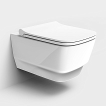 Унитаз подвесной Boheme Bello 971-W белый