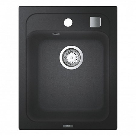Мойка кухонная Grohe K700 31650AP0 40x50 черный гранит
