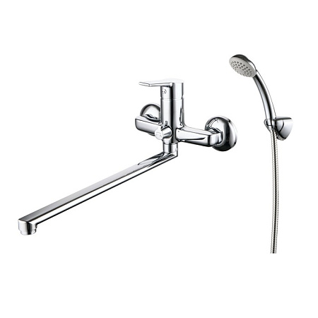 Смеситель для ванны с длинным изливом Milardo Stripe STRSB02M10 хром