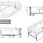 Ванна акриловая Roca Welna ZRU9302997 160х100 L - фото 3