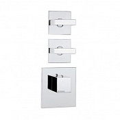 Смеситель Bossini Rectangular  Z033203.030 для ванны с душем (внешняя часть), хром