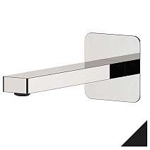 Излив для ванны Remer Slash 91SLLNO чёрный матовый Излив для ванны Remer Slash 91SLLNO чёрный матовый